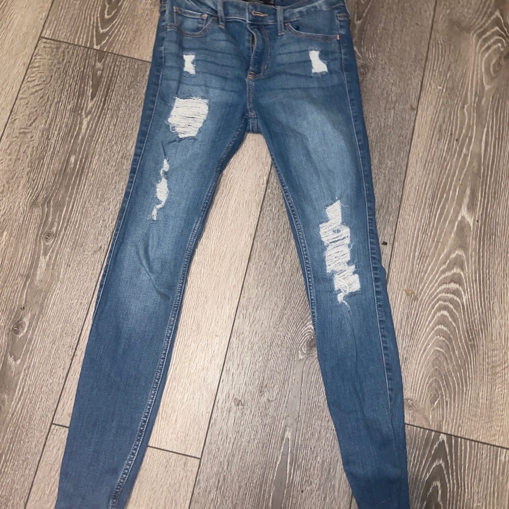 Distressed Hollister Jeans
